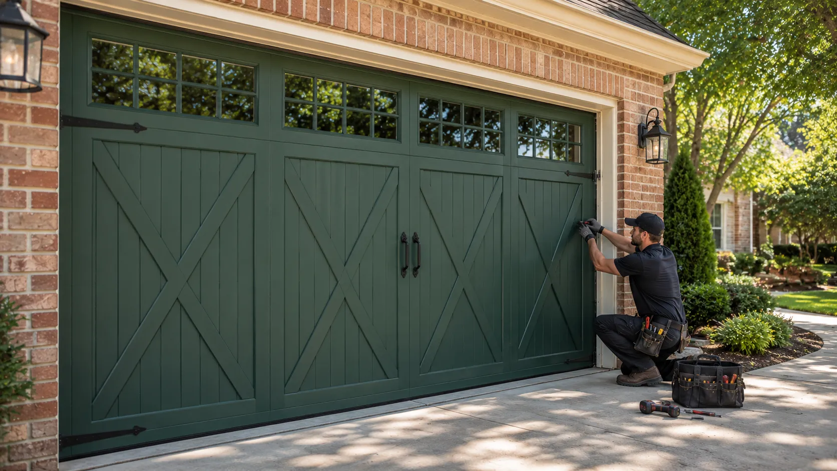 Off-Track Garage Door Repair, Fitchburg WI