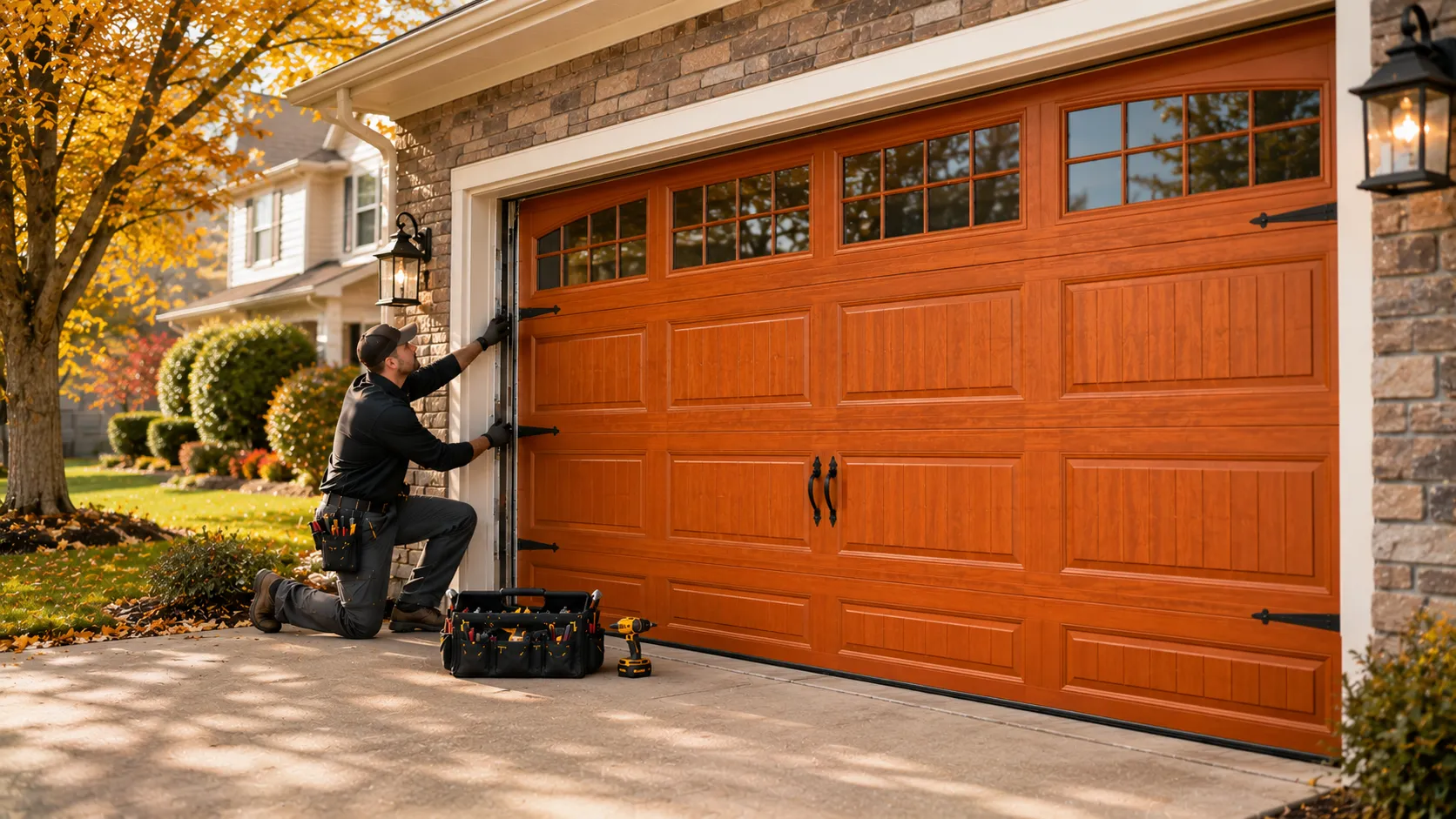 Panel Replacement for Middleton's 1990s Garage Doors