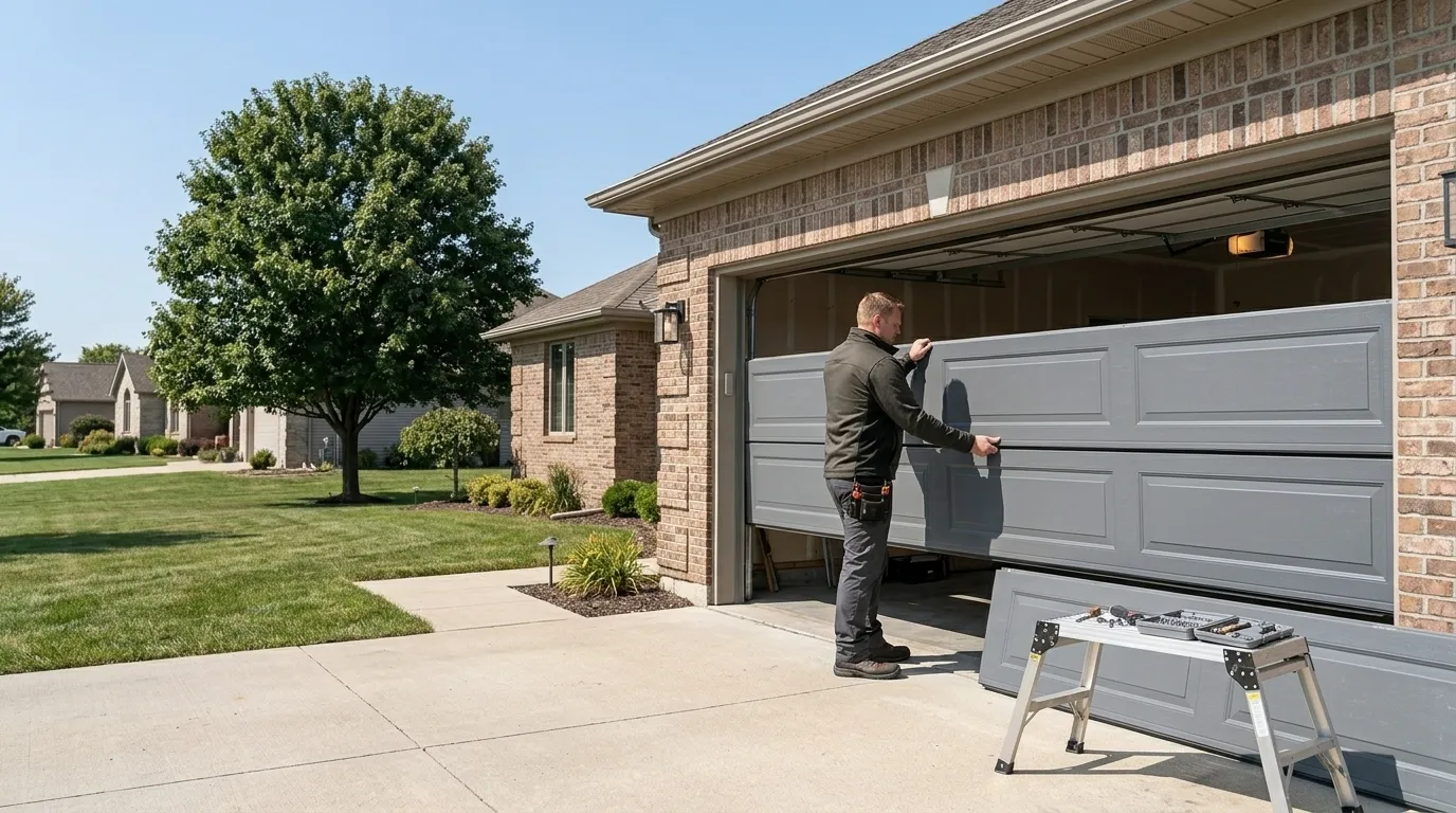 What to Check on an Old Garage Door in Madison