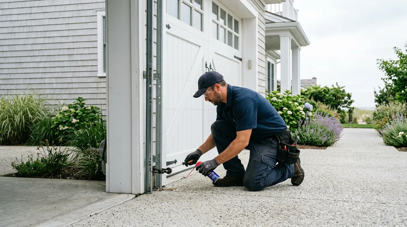 Carriage house garage door