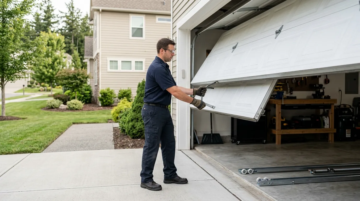 Repaired & tested - Madison garage door service