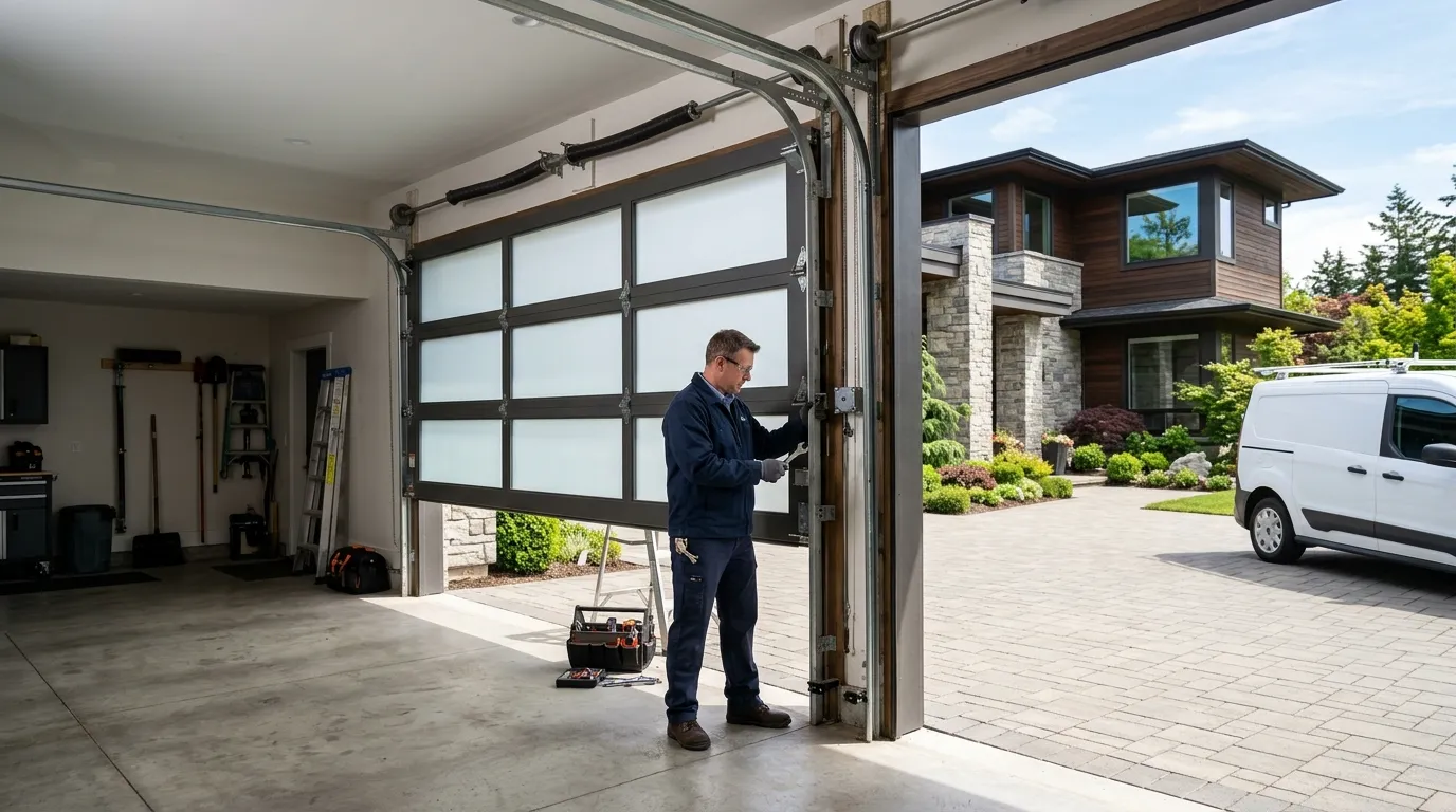 Repaired & tested - Madison garage door service