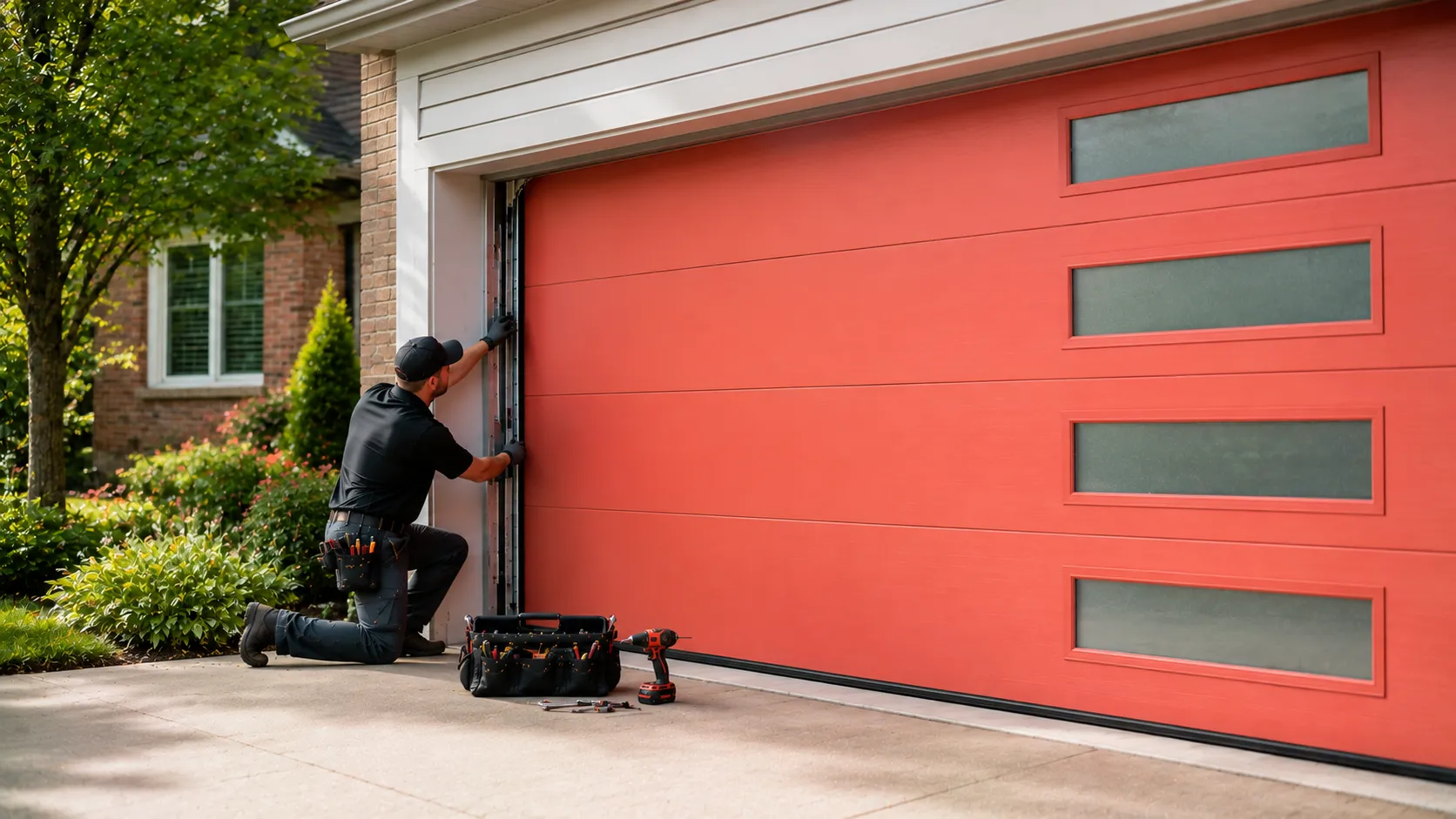 Garage door service in Madison