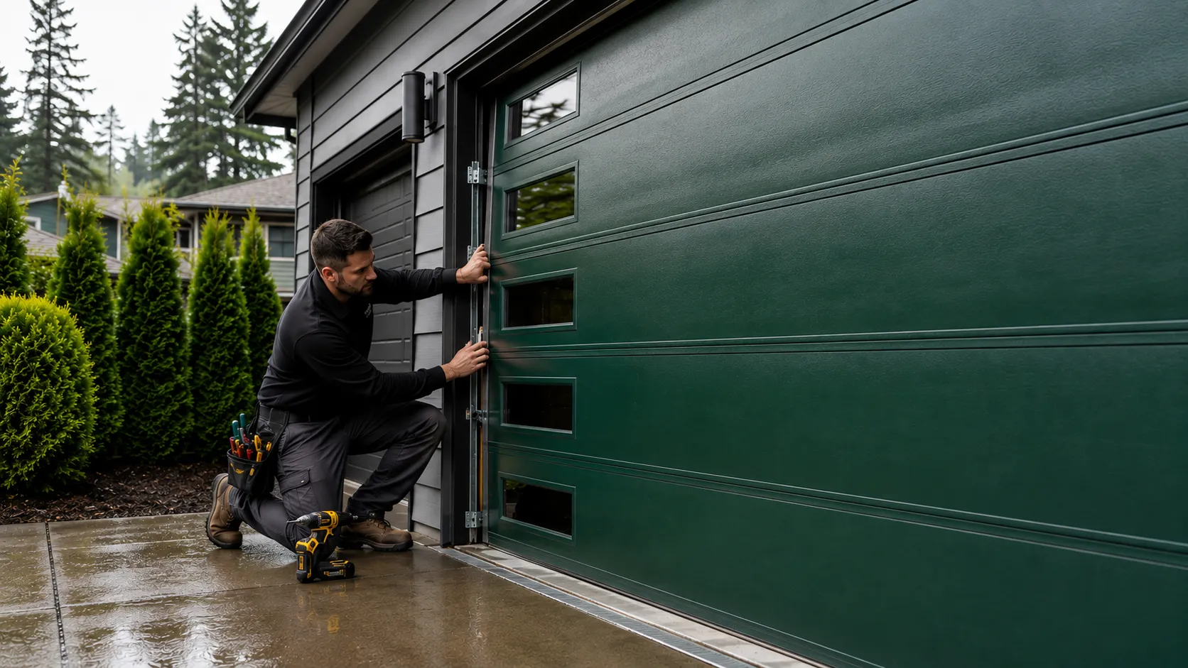 Garage door service in Madison